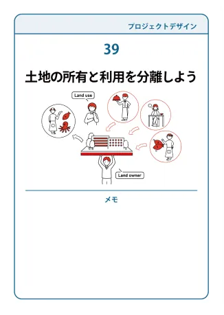 39 土地の所有と利用を分離しよう